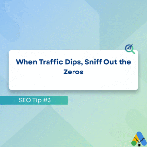 When Traffic Dips, Sniff Out the Zeros